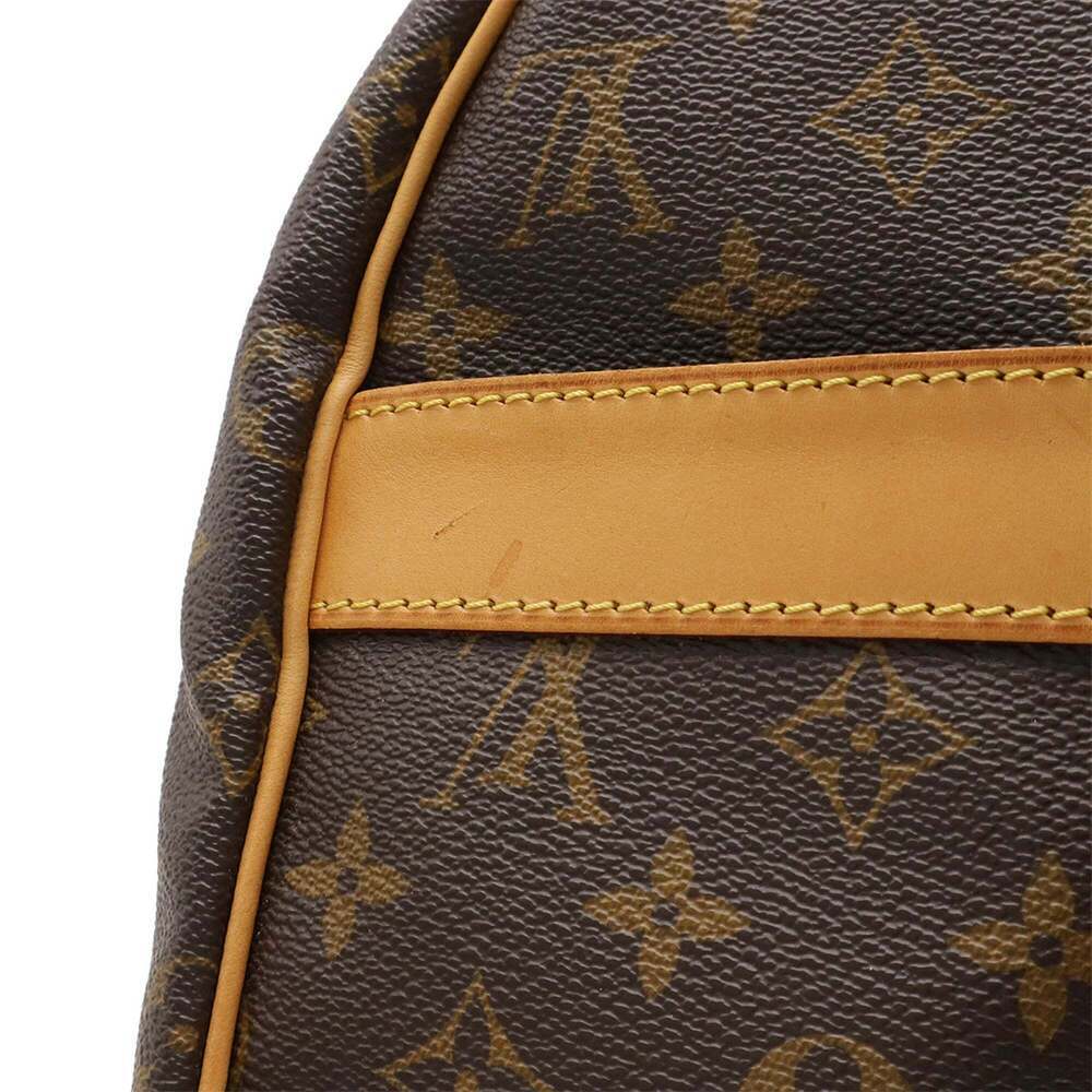 LOUIS VUITTON Authentic Brown Monogram Carryall Boston Bag - Picture 5 of 10
